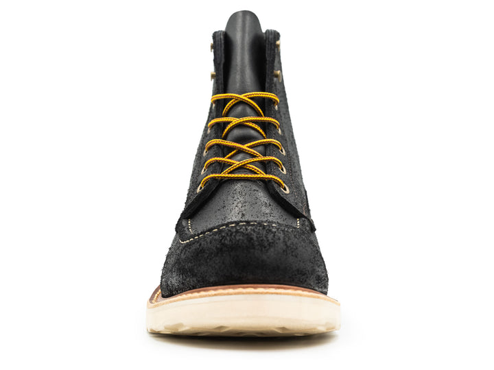 Black Oiled Rough Out | Moc Toe