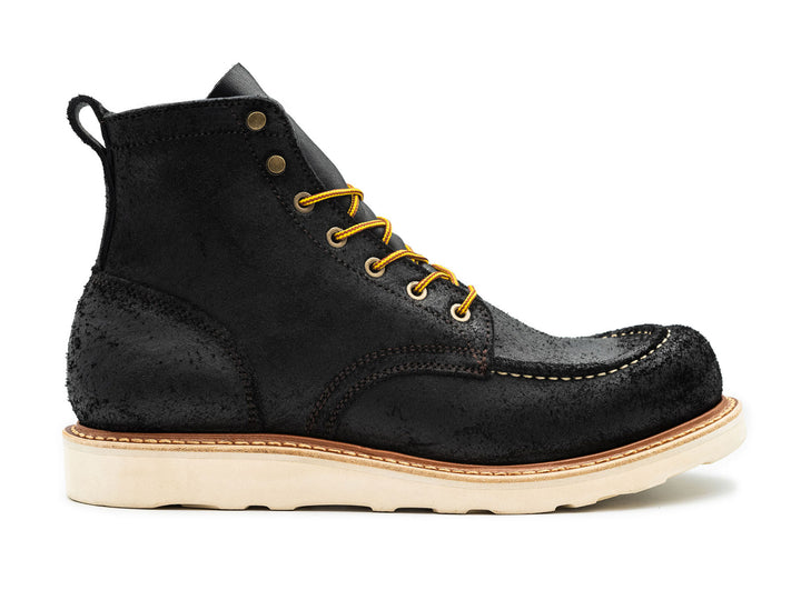 Black Oiled Rough Out | Moc Toe