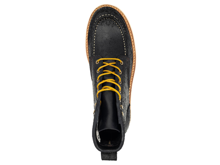 Black Oiled Rough Out | Moc Toe