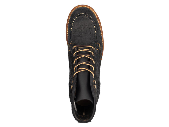 Black Oiled Rough Out Moc Toe