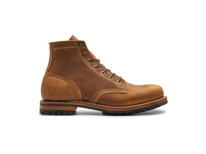 British Tan Grizzly Plain Toe | 8EE