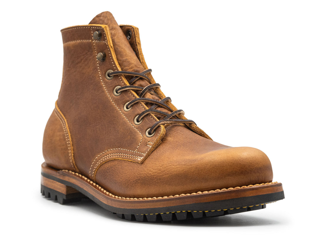 British Tan Grizzly Plain Toe | 8EE