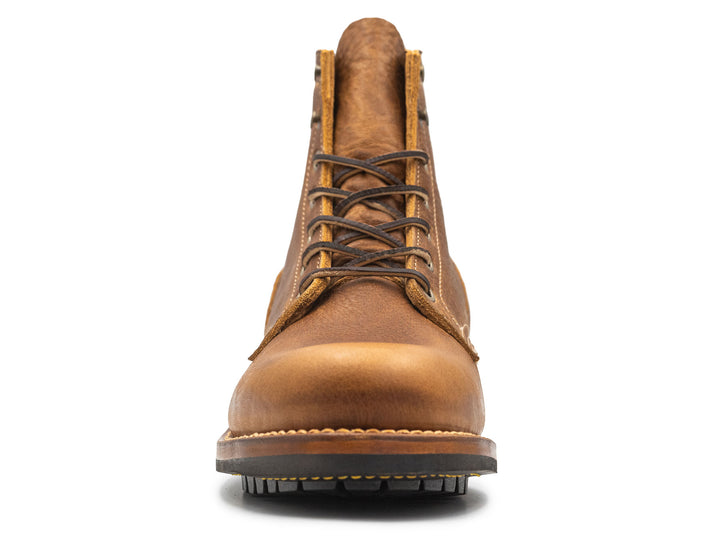 British Tan Grizzly Plain Toe | 8EE
