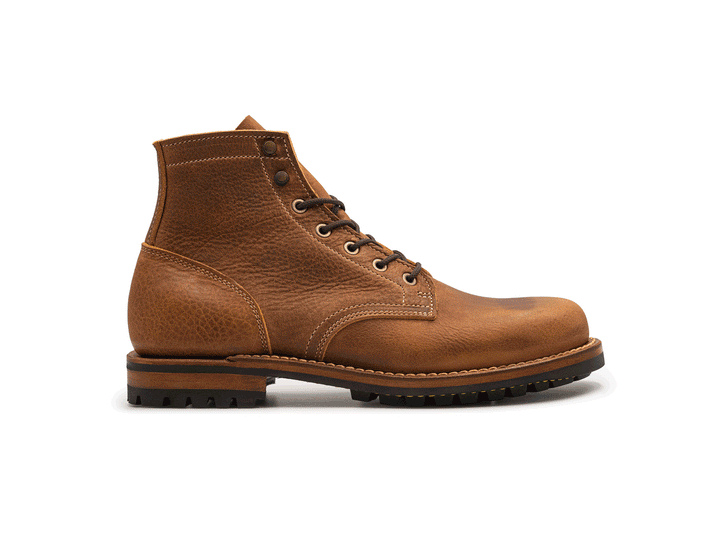 British Tan Grizzly | Plain Toe