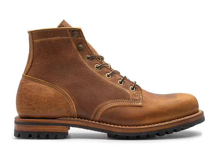 British Tan Grizzly Plain Toe | 8EE