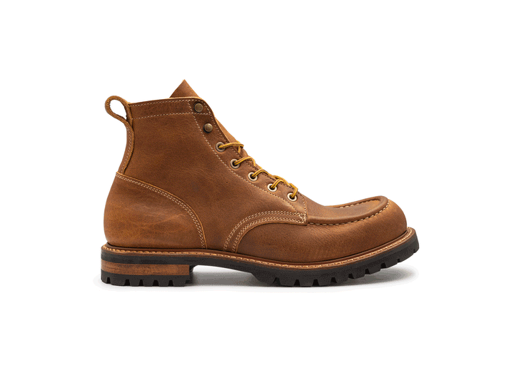 British Tan Grizzly | Moc Toe