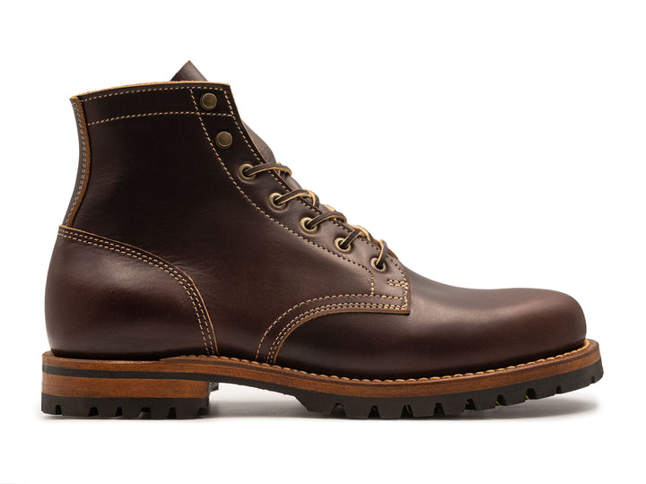 Brown Double Shot | Plain Toe