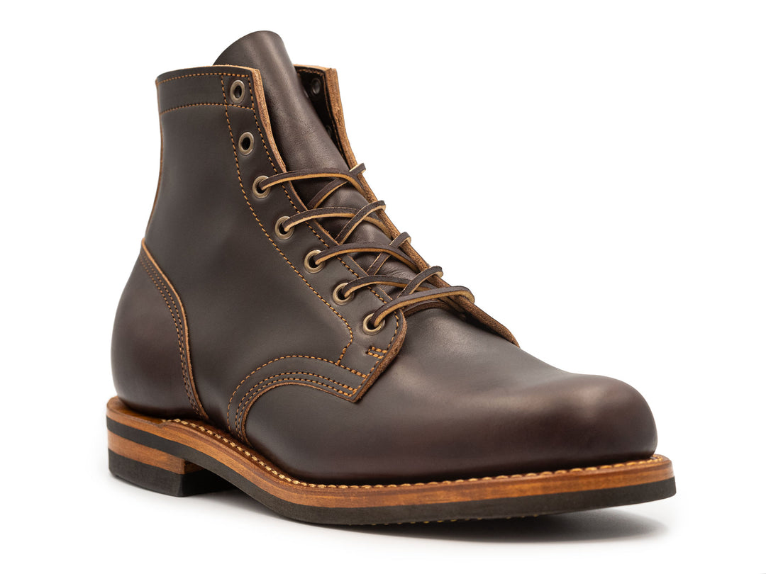 Brown Double Shot (Plain Toe)