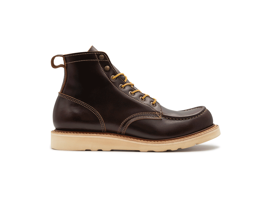 Brown Double Shot | Moc Toe