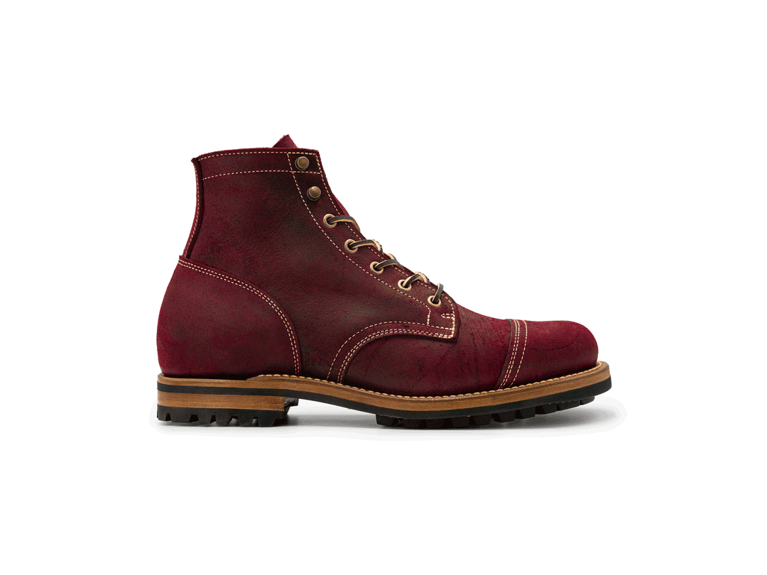 Burgundy Rambler | Cap Toe