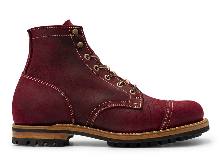 Burgundy Rambler | Cap Toe