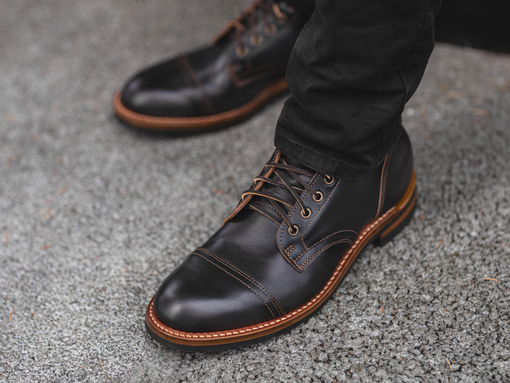 Charcoal Double Shot | Cap Toe
