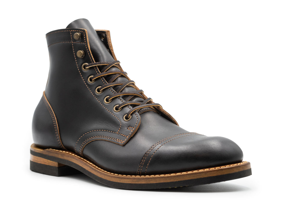 Charcoal Double Shot | Cap Toe