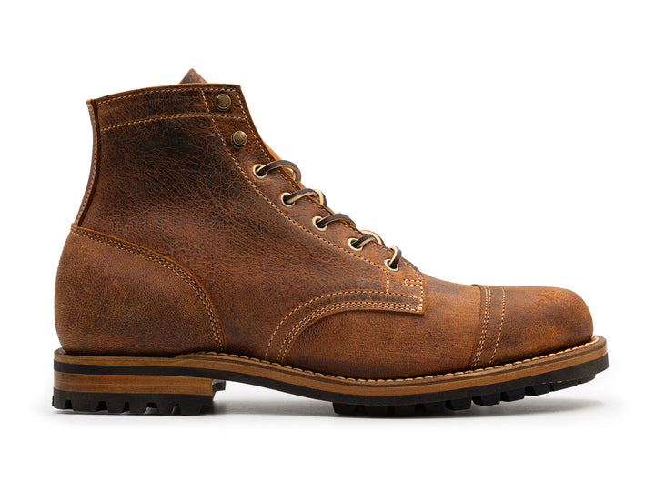 Cognac Teton Stag | Cap Toe