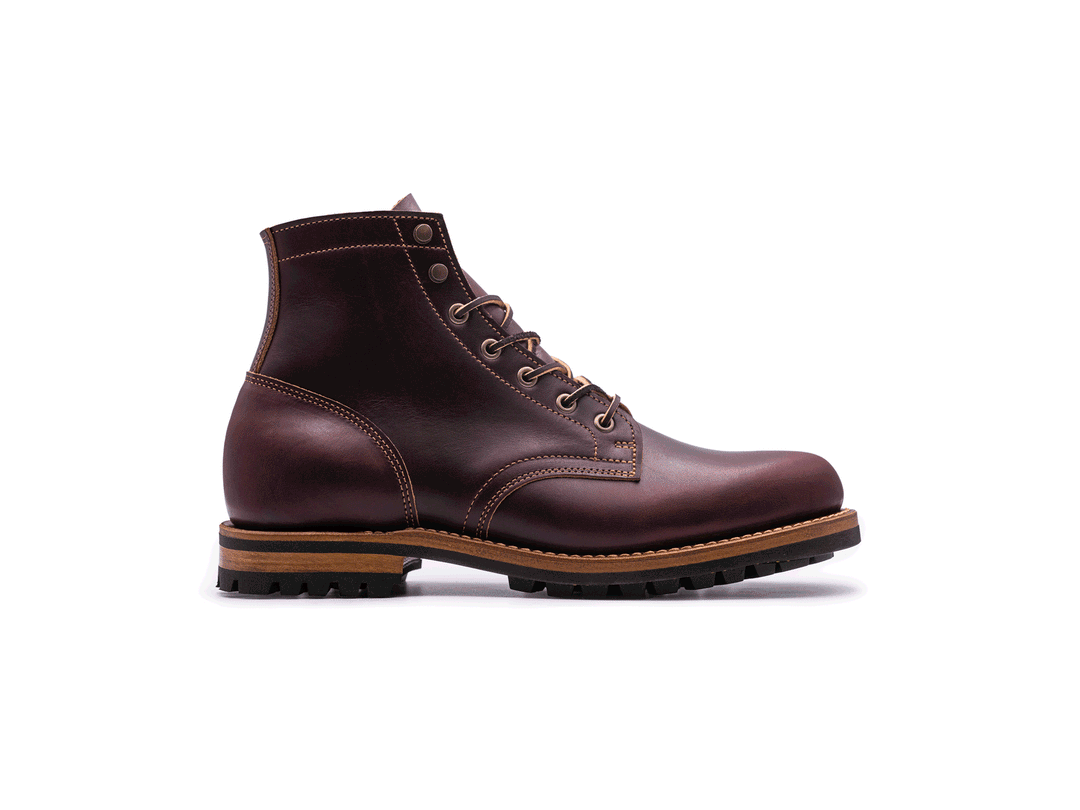 Oxblood Double Shot | Plain Toe