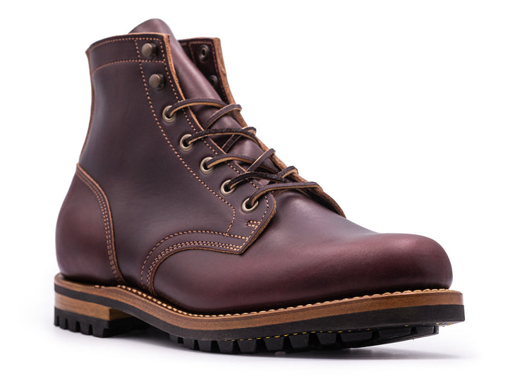 Oxblood Double Shot | Plain Toe