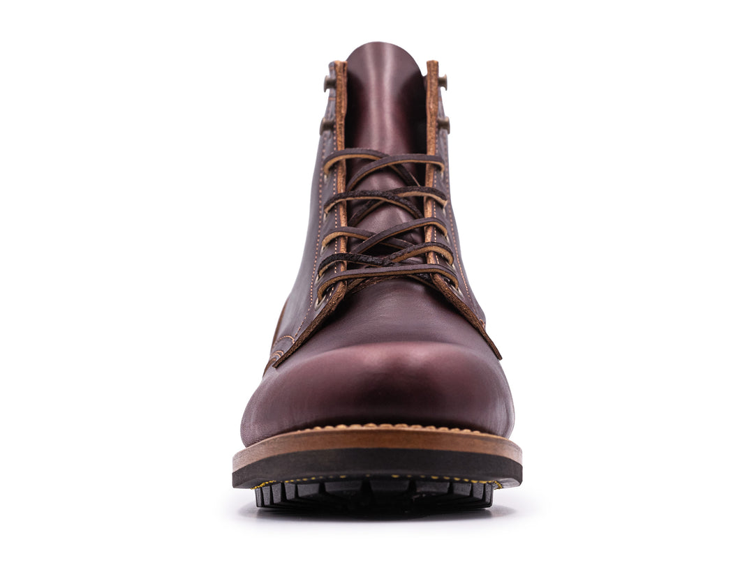 Oxblood Double Shot | Plain Toe