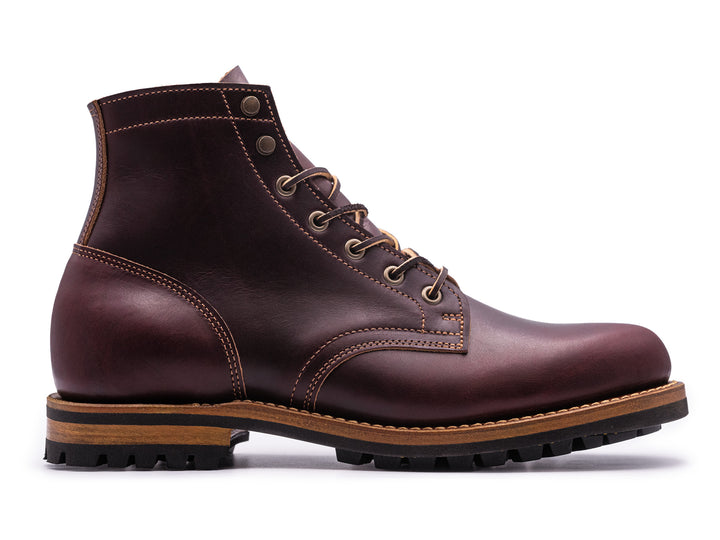 Oxblood Double Shot | Plain Toe