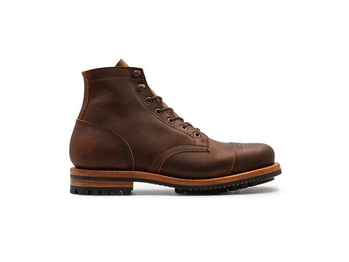 Tobacco Snakebite | Cap Toe